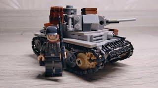 Lego Pz.Kpfw.III Инструкция / Лего панзер 3 Інструкція / масштаб 1:45 / міні масштаб.