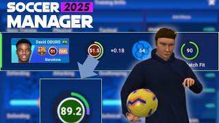 BEST TRAINING TO USE FOR AMAZING PLAYER GROWTH | SOCCER MANAGER 2025 TIPS AND TRICKS