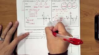 4.5B Graphing Polynomial Equations in Standard Form (A2 2024)