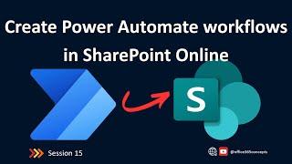 Power Automate Flow when an Item is Created or Modified in SharePoint List | SharePoint Training