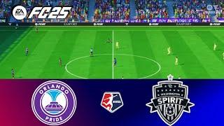 FC 25:  Orlando Pride vs. Washington Spirit | Oct 6, 2024 | NWSL | PS5 Gameplay