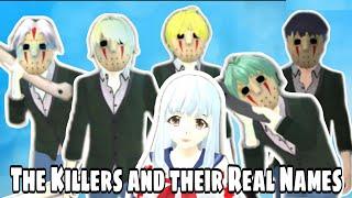 The Killers And Their Real Names (Challenge #5) | School Girls Simulator