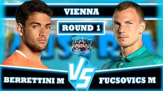 LIVE: BERRETTINI M vs FUCSOVICSM  • VIENNA 2024  #berrettini #fucsovicsm #tennis #Atp500