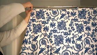 The GENIUS new shower curtain idea people are using in their living room!