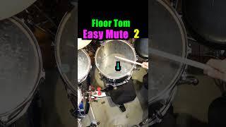 A simple way to mute the floor tom フロアタムの簡単なミュートのやり方  #drums #floortom  #snaredrums