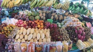 Тропические ФРУКТЫ  В ТАИЛАНДЕ Обзор рынка в  Паттайя ️ поиски интересного /  fruits  in Pattaya