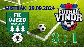 FK Újezd nad Lesy - FK VINOŘ 1928 z.s. . . . (29.09.2024)