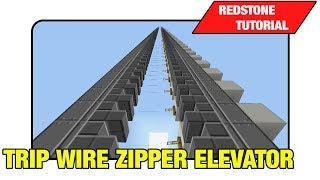 Trip Wire Zipper Elevator "Tutorial" (Minecraft Xbox/Ps3 TU16)