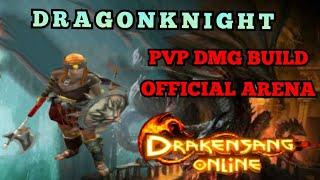 Drakensang Online , DragonKnight - PVP OFFICIAL ARENA DMG BUILD! (Follow Along).