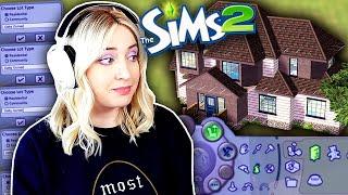 I tried building a house in The Sims 2 in 2021. help