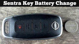 2023 - 2025 NISSAN SENTRA Key Fob Battery Replacement - How To DIY Change Replace Remote Batteries