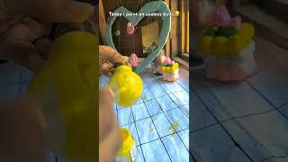#today I paint on useless bulbs #easy craft ideas #home decor ideas 