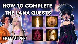 *FREE STUFF* HOW TO COMPLETE ALL THE NEW LANA LORE QUESTS (EASY!!)