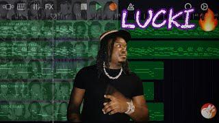 Making a GLO Beat for Lucki on GarageBand iOS! (GEMINI!)