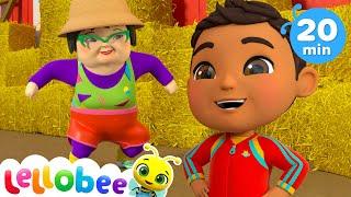 Get Active Dance | Kids Dance Songs! Lellobee City Farm Kids Nursery Rhymes