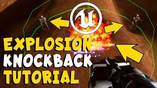 Explosion Knockback on Pawn (etc) Tutorial in Unreal Engine UE5 UE4