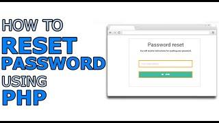 PHP PROJECT: How To Forgot and Change / Reset Password using PHP MySQL with Email Verification