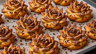Old Pastry Chefs Hide This! Streusel Rolls in 15 Minutes! Stay Soft for Up to a Month!!!