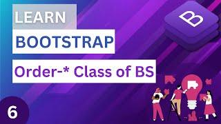 Bootstrap reordering column by using first-order last-order & order-number