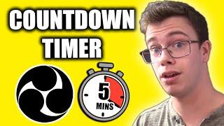 OBS Studio - How to Add Countdown Timer for Twitch or YouTube Gaming