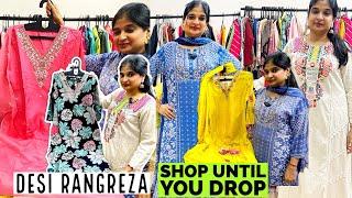Desi Rangreza Brings You Unlimited Choice of Cotton Muslin 1, 2 & 3 Piece Suits & Party Wear Suits.