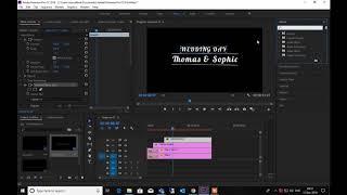 Create Minimal Wedding Titles in Adobe Premiere Pro