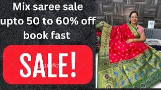 Tranding Saree In Mansoon Offer Price for order whatsapp 7620380970 #live #onlinesale # paithani