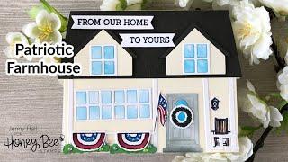 How to create a Patriotic Farmhouse card with Honey Bee Stamps