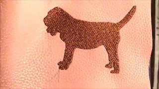 High Speed Embroidery - Bloodhound Design from CleverDog Designs on Etsy