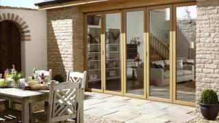 Examples of installed bi-fold doors