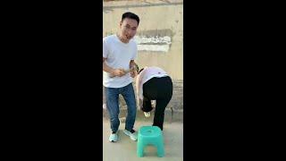 Playing with my sister-in-law and surprising her #Hua Zi Couple #Daily Laughs