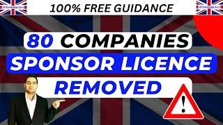 Sponsor Licence Crackdown! 80 Companies Affected in One Week | Scam Warning