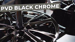 PVD Black Chrome Professional Wheel Restoration! Step by Step Walkthrough