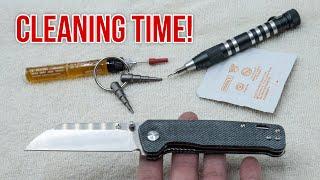 QSP Penguin Knife Disassembly & Cleaning