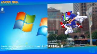 Dualbooting Windows 10 22H2 to 7 and J.N.T.H OS Gen 10 and exploring them