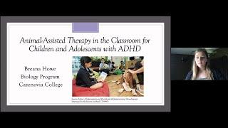 Animal-Assisted Therapy in the Classroom for Children and Adolescents with ADHD, speaker visible