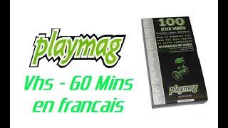 VHS Playmag 100 Jeux video 60 Minutes en francais HD 1080P