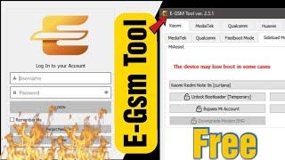 E-Gsm Tool Free Loader | Mtk | Qualcomm | Huawei