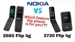 Nokia 2660 4g Flip vs Nokia 2720 4g Flip | Side by Side Comparison | 2022 Philippines