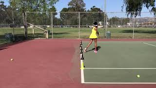 TeamG’s Amia getting a better Rhythm on step up Backhands