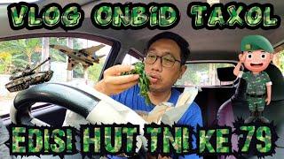 Vlog Onbid Edisi HUT TNI ke 79 • Malah Terdampar ke Depok dan Cileungsi • Orderan Gocar GrabCar Rame