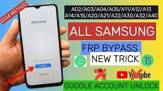 All Samsung A02/A03/A04/A05/A11/A12/A13/A14/A15/A20/A21/A22/A30/A32/A40 || FRP Bypass || One Click