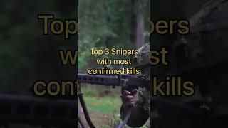 Top 3 Snipers with most confirmed kills