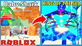 I Became The Biggest Shark in Roblox Shark Evolution