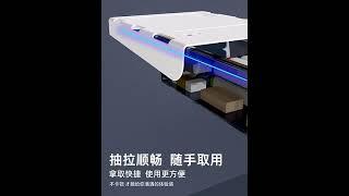 부부직구 플라스틱 슬라이딩박스 히든서랍 투명 리빙박스 책상 수납