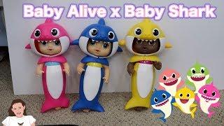 BRAND NEW Baby Alive x Baby Shark Dolls! | Kelli Maple