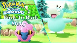 Pokemon Brilliant Diamond Back To Back Shinys / Shiny Hunting w/ PokéRadar / Stream Highlights 2