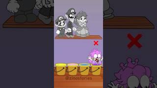 Jump into the correct color bucket Marrio - Perfect Puzzle Challenge