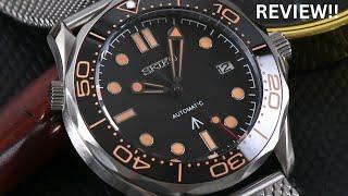 Seiko Seamaster MOD 007 Review - Wristmodding #seikomod #watchreviews