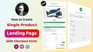 How to Create a Single Product Landing Page | eCommerce Website with WordPress, WooCommerce for Free